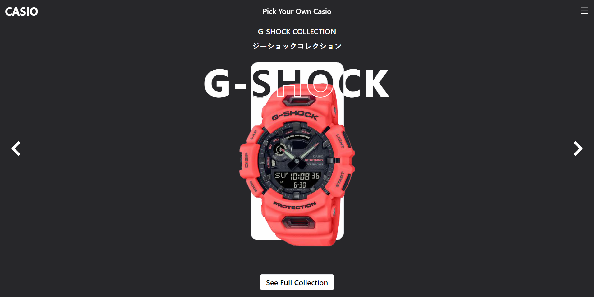 Casio Watch Slider