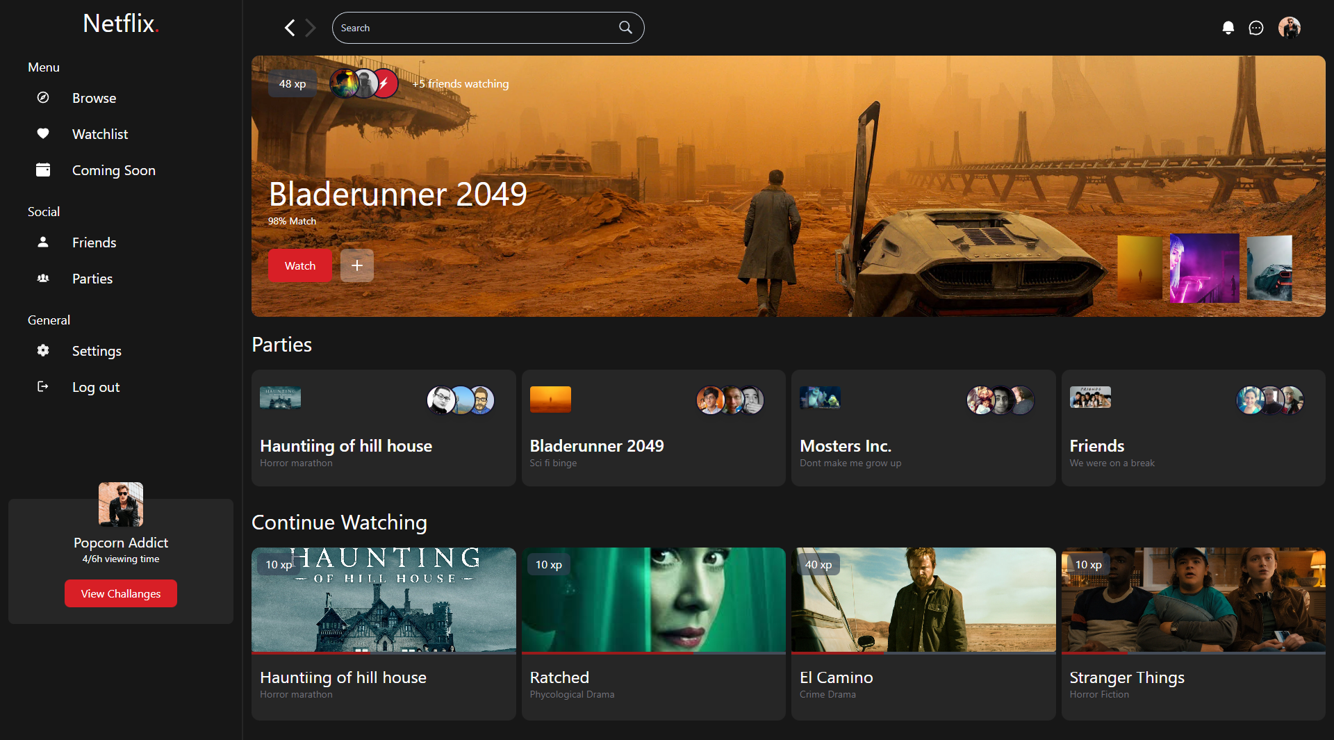 Netflix Redesign