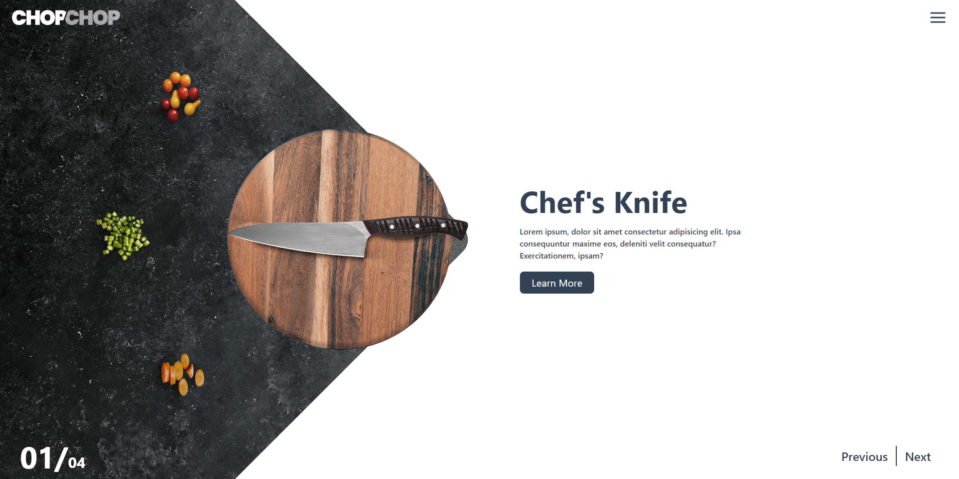 Knives Slider